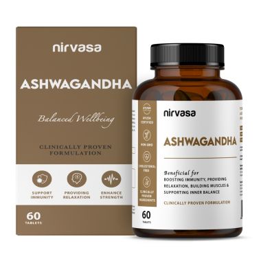 Nirvasa: Ashwagandha Tablets - 60 Tablets