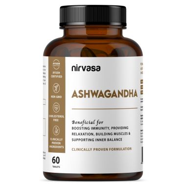 Nirvasa: Ashwagandha Tablets - 60 Tablets