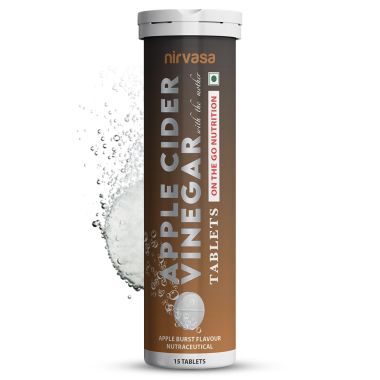 Nirvasa: Apple Cider Vinegar - 15 Effervescent Tablets