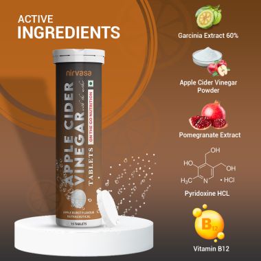 Nirvasa: Apple Cider Vinegar - 15 Effervescent Tablets