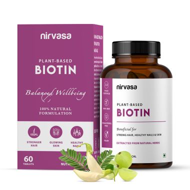 Nirvasa: Biotin Tablets - 60 Tablets