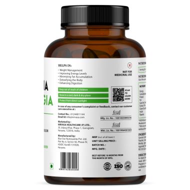 Nirvasa: Garcinia Cambogia - 60 Tablets