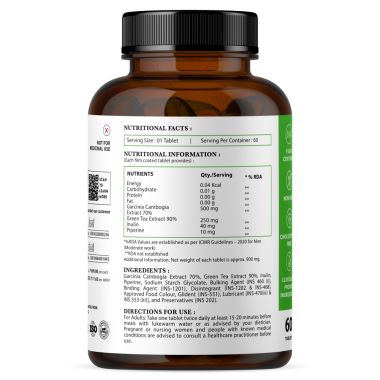Nirvasa: Garcinia Cambogia - 60 Tablets