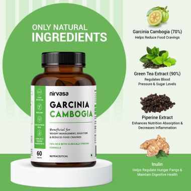 Nirvasa: Garcinia Cambogia - 60 Tablets