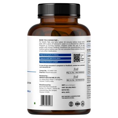 Nirvasa: KETO Advanced - 60 Tablets