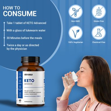 Nirvasa: KETO Advanced - 60 Tablets