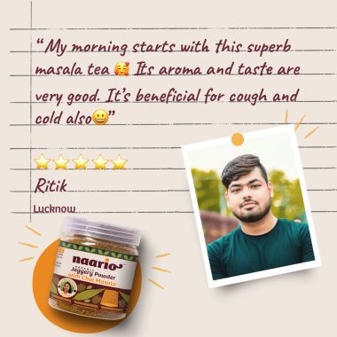 Naario: Jaggery Powder with Chai Masala - 200 gm