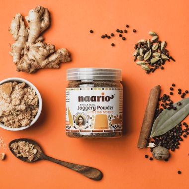 Naario: Jaggery Powder with Chai Masala - 200 gm