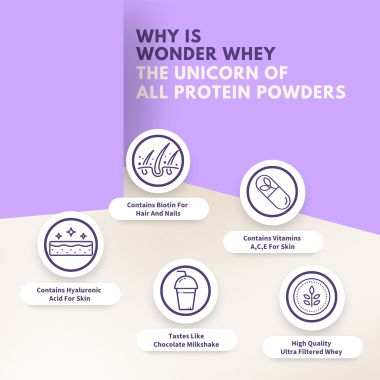 FitFeast: Wonder Whey Shake - Chocolate Brownie - 750gm