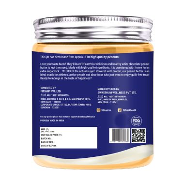 FitFeast: White Chocolate Peanut Butter - 400gm