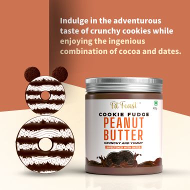 FitFeast: Cookie Fudge Peanut Butter - 400gm