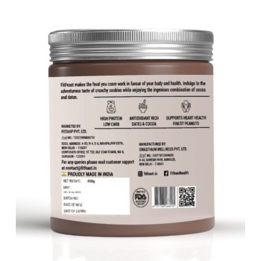 FitFeast: Cookie Fudge Peanut Butter - 400gm
