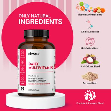 Nirvasa: Daily Multivitamin Tablets - 60 Tablets