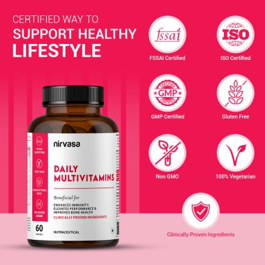 Nirvasa: Daily Multivitamin Tablets - 60 Tablets