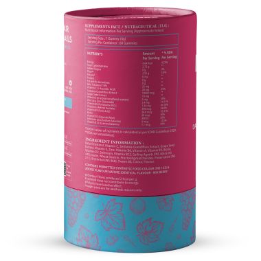 Nirvasa: Hair & Nail Gummies with Biotin - 60 Gummies