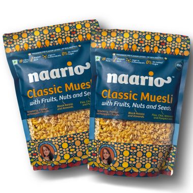 Naario: Classic Muesli With Real Fruits - Pack Of 2 - 250gm Each