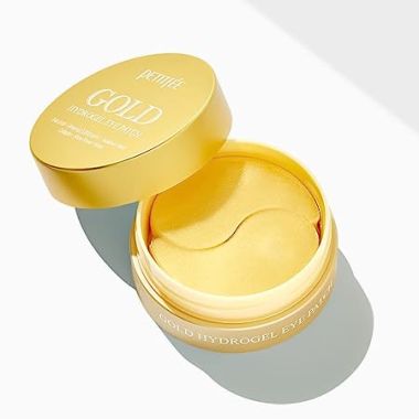 Petitfee: Gold Hydrogel Eye Patch +5 Golden Complex - Pack Of 60 Pieces