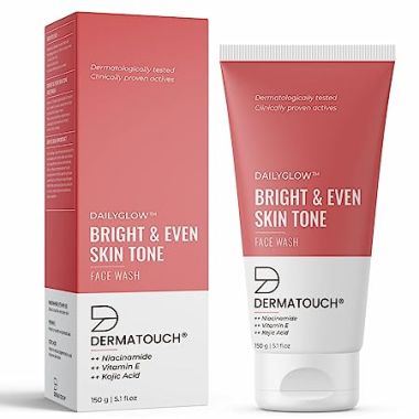 Dermatouch: Dailyglow Bright & Even Skin Tone Face Wash - 150gm
