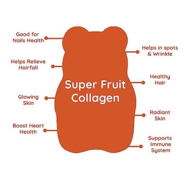 Purna Gummies: Superfruits Collagen Gummies - Mixed Fruit - 30 Gummies