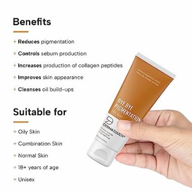Dermatouch: Bye Bye Pigmentation Face Wash - 70gm