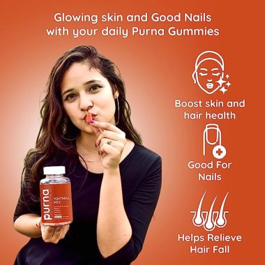 Purna Gummies: Superfruits Collagen Gummies - Mixed Fruit - 30 Gummies