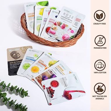 Mirabelle: Papaya Facial Sheet Mask - 25ml