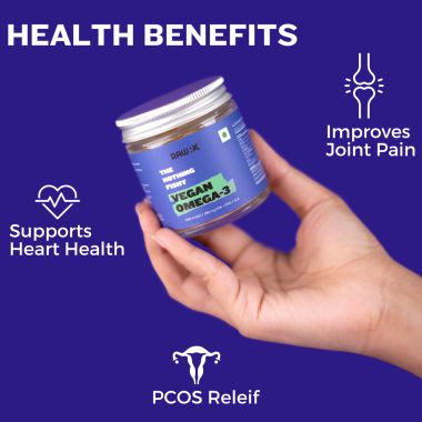 RawRX: Vegan Omega 3, Algal Oil-based DHA (150mg), EPA (30mg) & ALA (100mg) formula - 60 Capsules for Men & Women