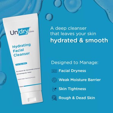 Undry: Hydrating Face Wash - 100ml