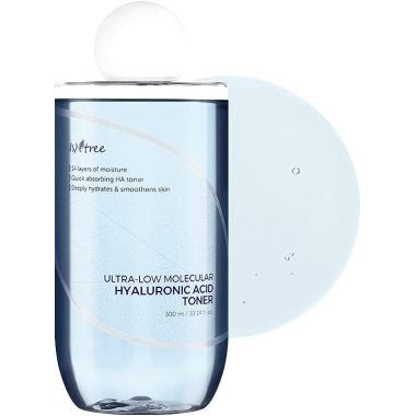 Isntree: Ultra-Low Molecular Hyaluronic Acid Toner - 300ml