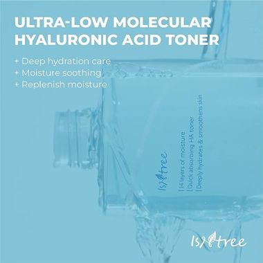 Isntree: Ultra-Low Molecular Hyaluronic Acid Toner - 300ml