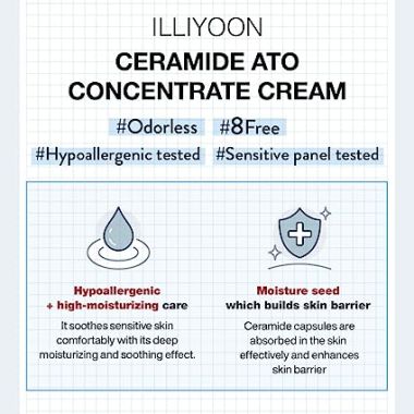 Illiyoon: Ceramide Ato Concentrate Cream - 200 ml