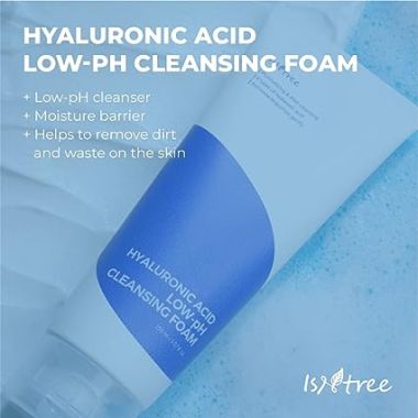 Isntree: Hyaluronic Acid Low-Ph Cleansing Foam - 150ml