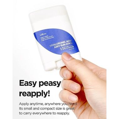 Isntree: Isntree Hyaluronic Acid Airy Sun Stick (Pack Size:22g)