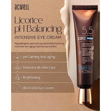 Acwell: Licorice pH Balancing Intensive Eye Cream - 30ml