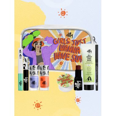 Elitty Beauty: Girls Just wanna have sun Kit (Medium) - Complete Makeup Kit for Teens - Pack of 7