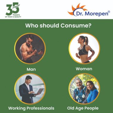 Dr. Morepen: Gokshura and Multivitamins For Men - Improves Men's Performance & Strength - 120 Tablets