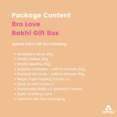 Omay Foods: Bro Love Rakhi Gift Box