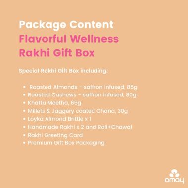 Omay Foods: Flavorful Wellness Rakhi Gift Box