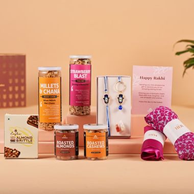 Omay Foods: Gift of Togetherness Bhai Bhabhi Rakhi Gift Box