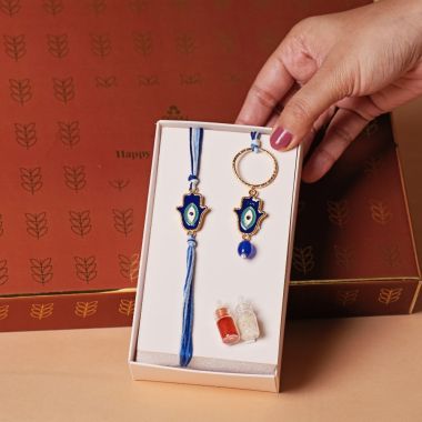 Omay Foods: Gift of Togetherness Bhai Bhabhi Rakhi Gift Box