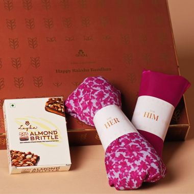Omay Foods: Gift of Togetherness Bhai Bhabhi Rakhi Gift Box