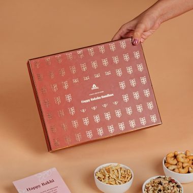 Omay Foods: Gift of Togetherness Bhai Bhabhi Rakhi Gift Box