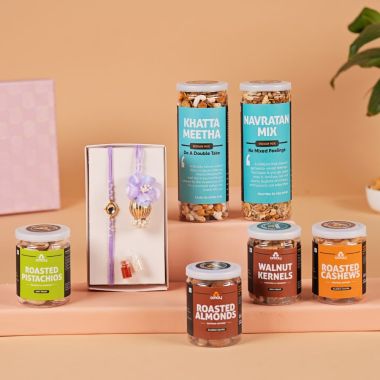 Omay Foods: Healthy Happiness Rakhi Bhai Bhabhi Gift Box