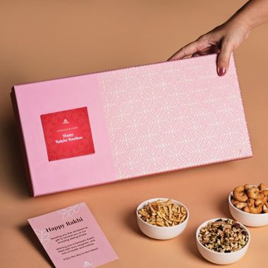 Omay Foods: Healthy Happiness Rakhi Bhai Bhabhi Gift Box