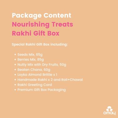 Omay Foods: Nourishing Treats Rakhi Gift Box
