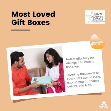 Omay Foods: Nourishing Treats Rakhi Gift Box