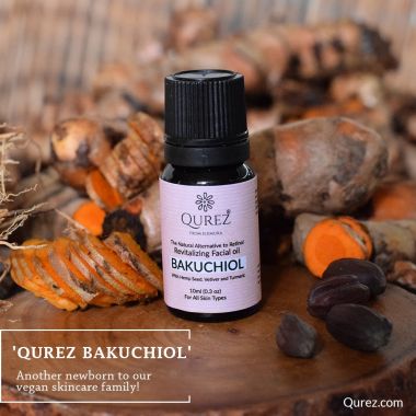 Qurez: Bakuchiol Revitalizing Facial Oil - 10ml