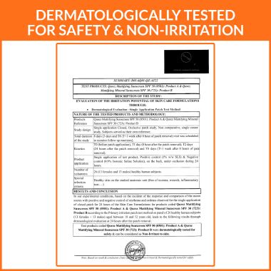 Qurez: Mattifying Sunscreen SPF 50 PA++++ - 50gm