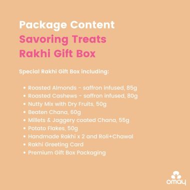Omay Foods: Savoring Treats Rakhi Gift Box