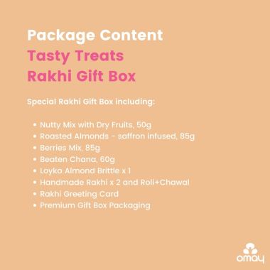 Omay Foods: Tasty Treats Rakhi Gift Box
